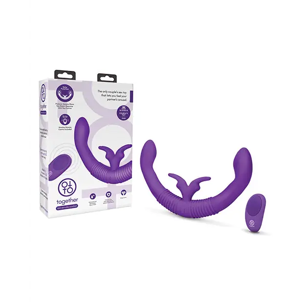 Together Female Intimacy Vibe w/Remote, Purple