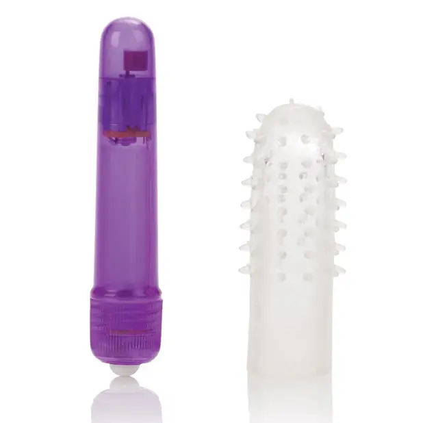 Travel Blaster w/Silicone Sleeve Waterproof - Purple - Stimulators