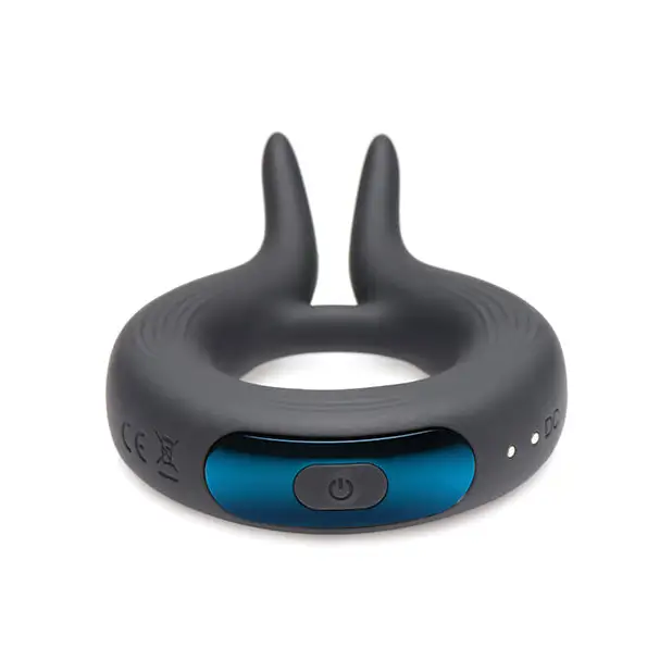Trinity Men 10X Cock Viper Dual Stimulation Silicone Cock Ring, Black
