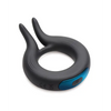 Trinity Men 10X Cock Viper Dual Stimulation Silicone Cock Ring, Black