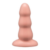 Triple Ripple Butt Plug - Medium White - Anal Products
