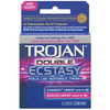 Trojan Double Ecstasy Condom, Box of 3
