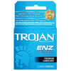 Trojan Enz Lubricated Condoms - Box of 3 - Condoms
