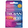 Trojan Fire & Ice Condoms - Box of 3 - Condoms
