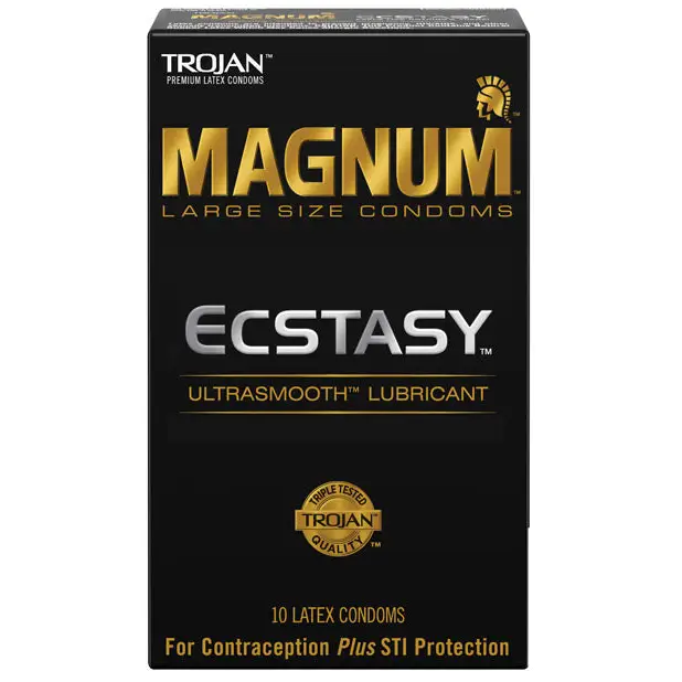 Trojan Magnum Ecstasy Condoms - Box of 10 - Condoms