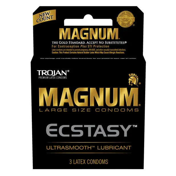 Trojan Magnum Ecstasy Condoms, Box of 3