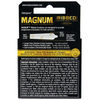 Trojan Magnum Ribbed Condoms, Box of 3