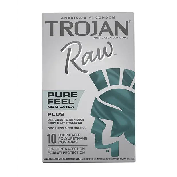 Trojan Raw Condoms, Pack of 10