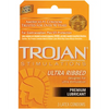 Trojan Ultra Ribbed Condoms - Box of 3 - Condoms
