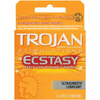 Trojan Ultra Ribbed Ecstasy Condoms - Box of 3 - Condoms
