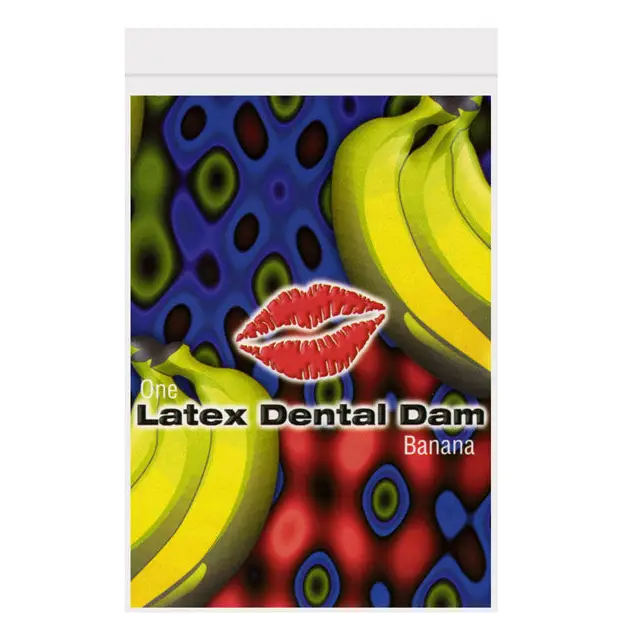 Trust Dam Latex Dental Dam - Banana - Condoms