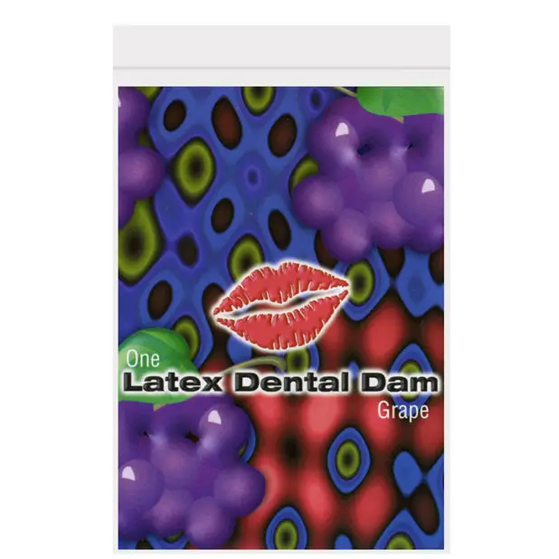 Trust Dam Latex Dental Dam - Grape - Condoms