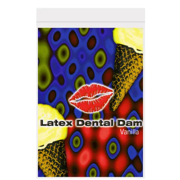 Trust Dam Latex Dental Dam - Vanilla - Condoms