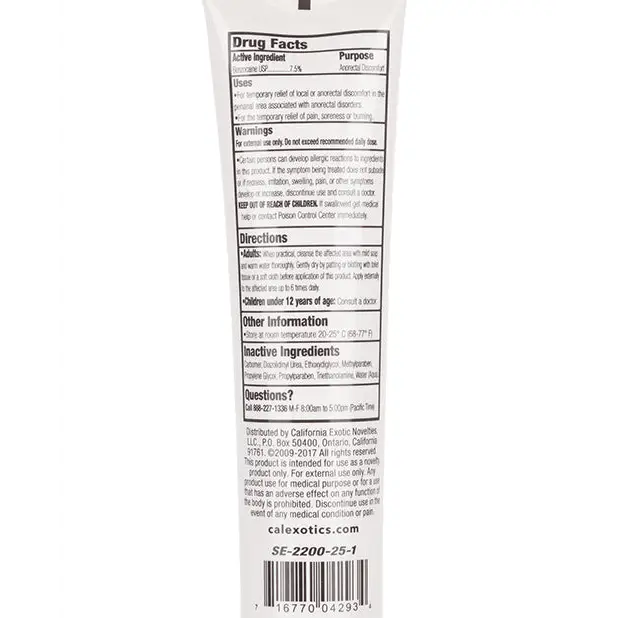 Tush Eze Desensitizing Gel - 1.5 oz - Anal Products
