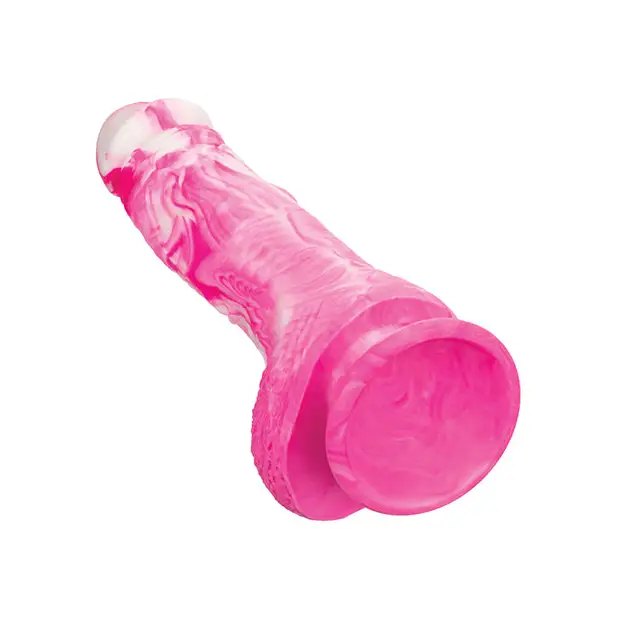 Twisted Love Twisted Silicone Dong - Pink