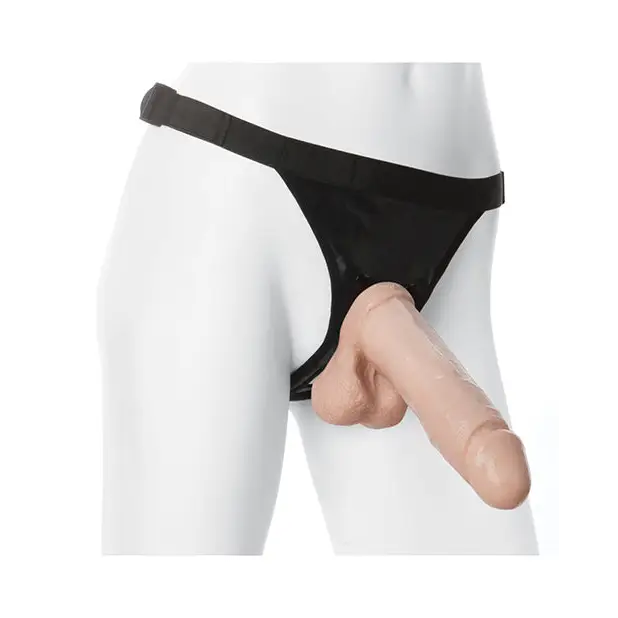 Ultra Harness 2 Set 3 w/8’’ Realistic Dong & Powder - Strap Ons