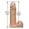Ultra Harness 2 Set 3 w/8’’ Realistic Dong & Powder - Strap Ons