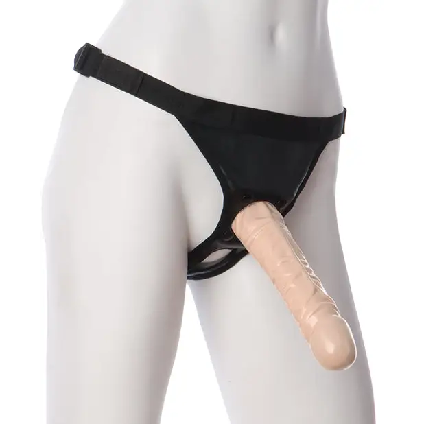 Ultra Harness 2 Set w/8’’ Dong & Powder - Flesh - Strap Ons