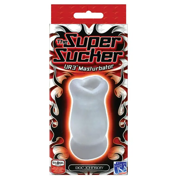 Ultraskyn Super Sucker Masturbator - Clear - Dolls & Masturbators