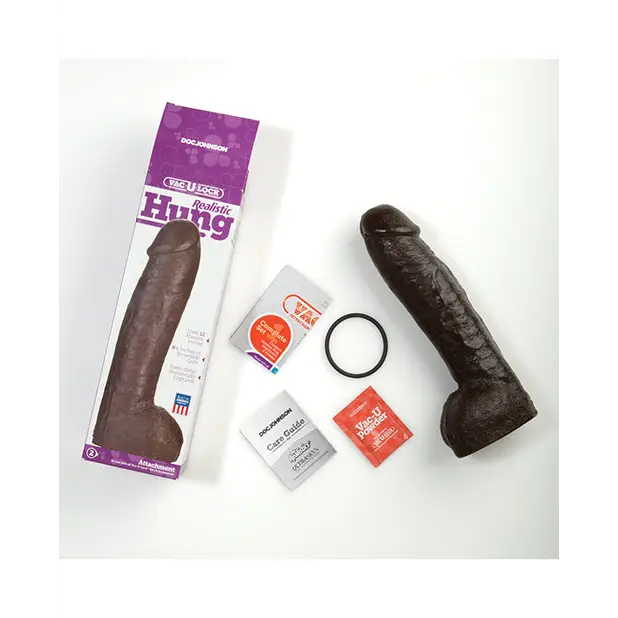 Vac-U-Lock 12.5 Hung Attch. - Black - Strap Ons
