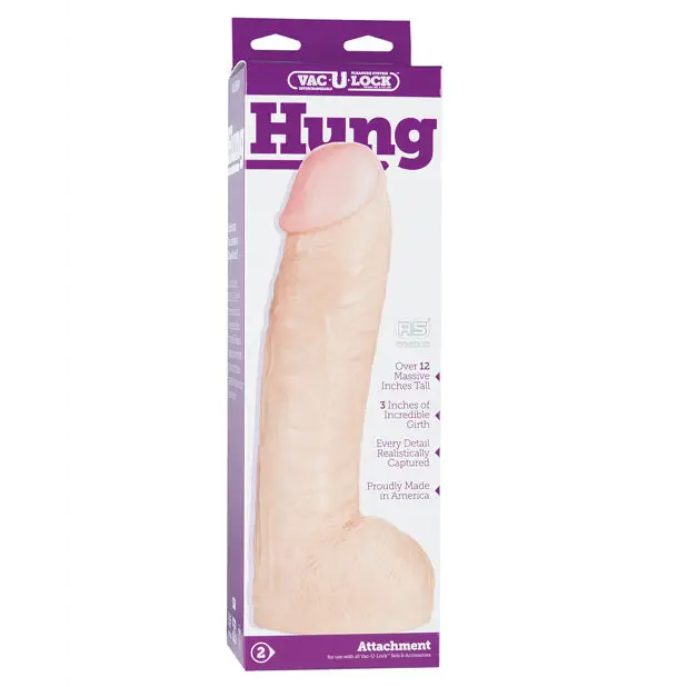 Vac-U-Lock 12.5 Hung Attch. - White - Strap Ons