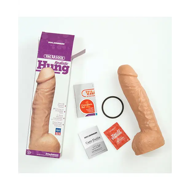 Vac-U-Lock 12.5 Hung Attch. - White - Strap Ons