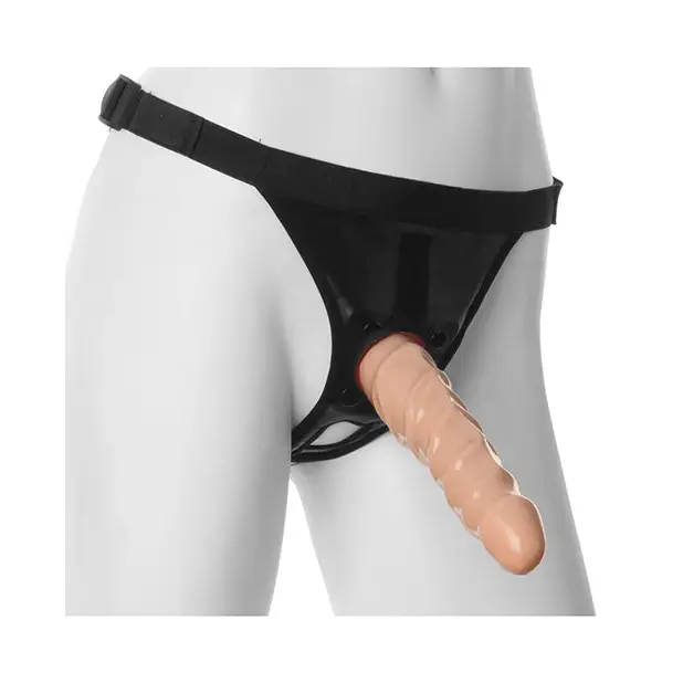 Vac-U-Lock 6’’ Raging Hard On Realistic Dong - White - Strap Ons