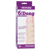 Vac-U-Lock 6’’ Raging Hard On Realistic Dong - White - Strap Ons