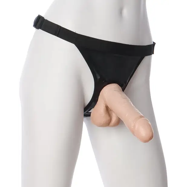 Vac-U-Lock 6’’ Realistic - White - Strap Ons