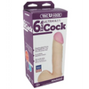 Vac-U-Lock 6’’ Ultraskyn Cock & Balls Attch. - White - Strap Ons