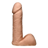 Vac-U-Lock 6’’ Ultraskyn Cock & Balls Attch. - White - Strap Ons