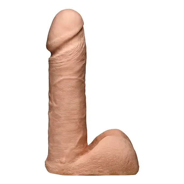 Vac-U-Lock 6’’ Ultraskyn Cock & Balls Attch. - White - Strap Ons