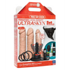 Vac-U-Lock Vibrating Dual Density ULTRASKYN Set w/Wireless Remote - Vanilla - Dongs & Dildos