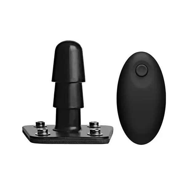 Vac-U-Lock Vibrating Dual Density ULTRASKYN Set w/Wireless Remote - Vanilla - Dongs & Dildos