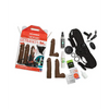 Vac-U-Lock Vibrating Dual Density ULTRASKYN Set w/Wireless Remote - Chocolate - Dongs & Dildos