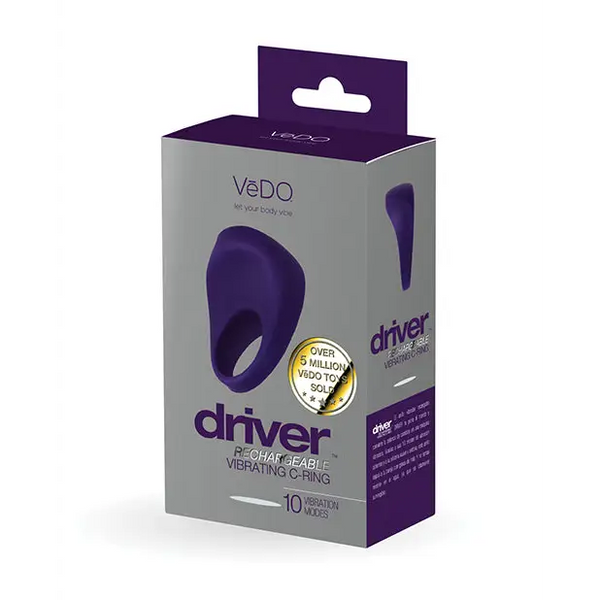 VeDO Driver Rechargeable C Ring - Purple - Penis Enhancement