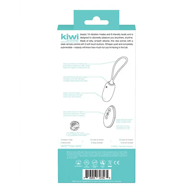 VeDO KIWI Rechargeable Insertable Bullet - Stimulators