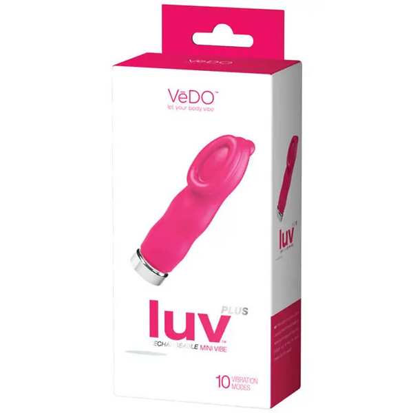 VeDO Luv Plus Rechargeable Vibe - Foxy Pink - Stimulators