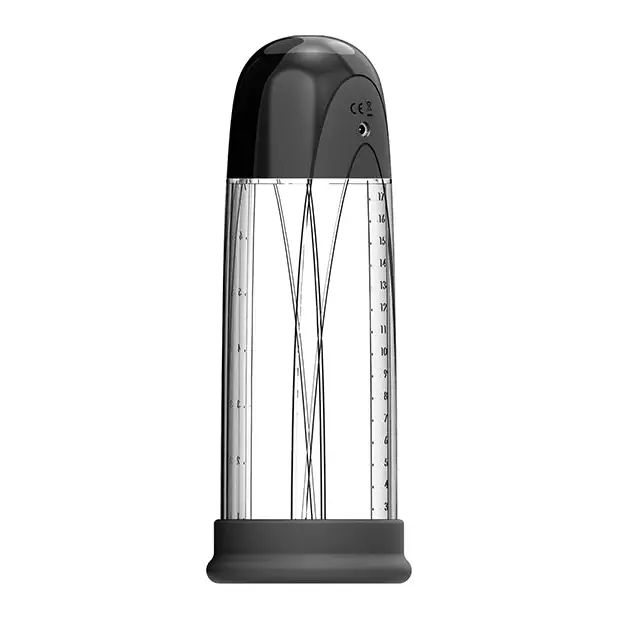 VeDO Pump Rechargeable Vacuum Penis Pump, Just Black