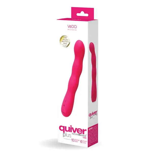 VeDO Quiver Plus Rechargeable Vibe - Foxy Pink - Vibrators