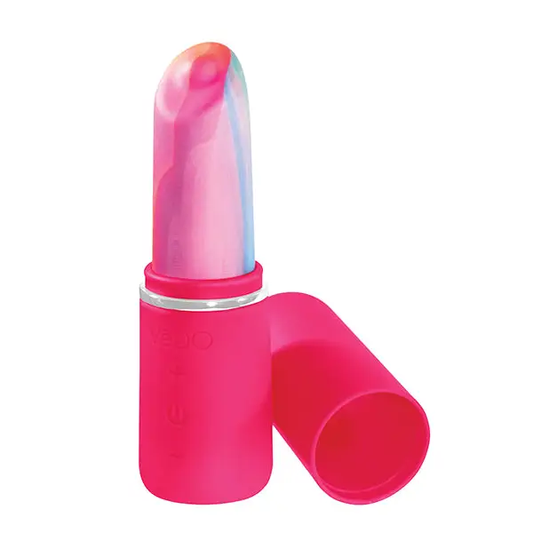 VeDO Retro Rechargeable Bullet Lip Stick Vib - Pink - Stimulators