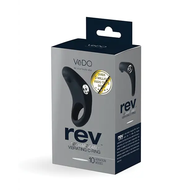 VeDO Rev Rechargeable C Ring - Black - Penis Enhancement