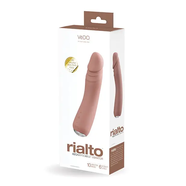 VeDO Rialto Rechargeable Vibe - Mocha - Vibrators