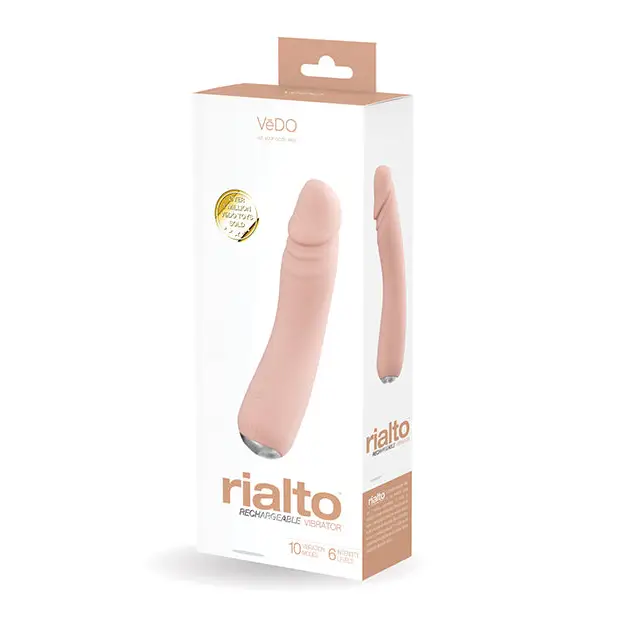 VeDO Rialto Rechargeable Vibe - Vanilla - Vibrators