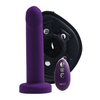 VeDO Strapped Rechargeable Vibrating Strap On, Deep Purple