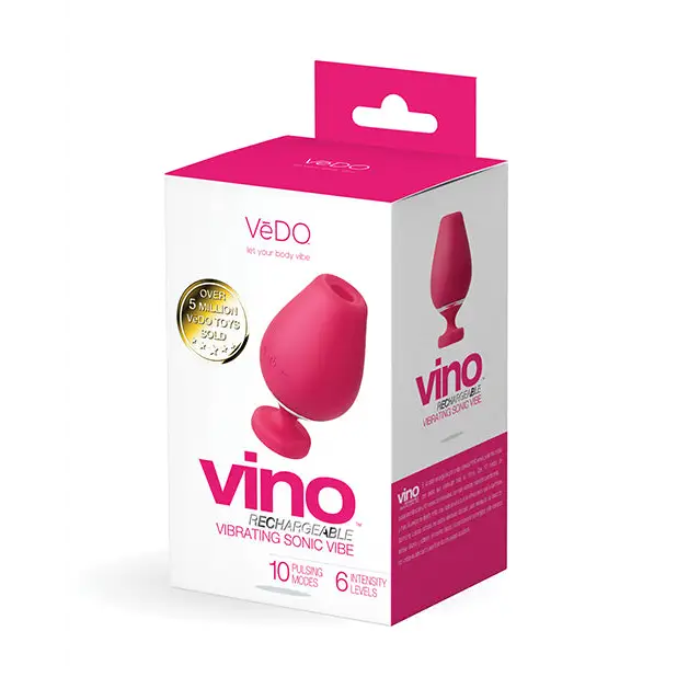 VeDO Vino Rechargeable Sonic Vibe - Pink - Stimulators