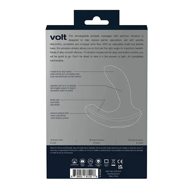 VeDo Volt Rechargeable Prostate Vibe - Black