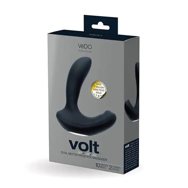 VeDo Volt Rechargeable Prostate Vibe - Black