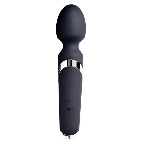 VeDO Wanda Rechargeable Wand - Just Black - Massage Products
