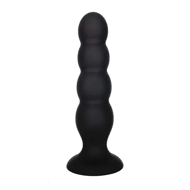 VERS Liquid Silicone Suction Plug - Black - Anal Products